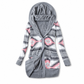 🔥Gratis verzending✈️50% korting🔥Halflange gebreide hoodie voor dames, met katoenen voering