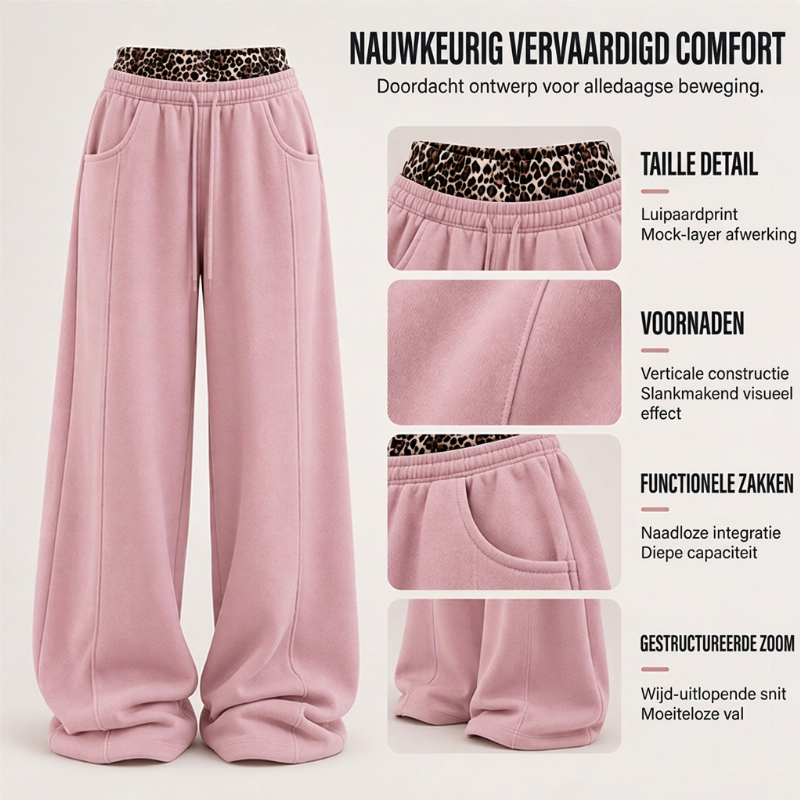 🔥Gratis verzending✈️Casuele legging voor dames met luipaardprint en patchwork
