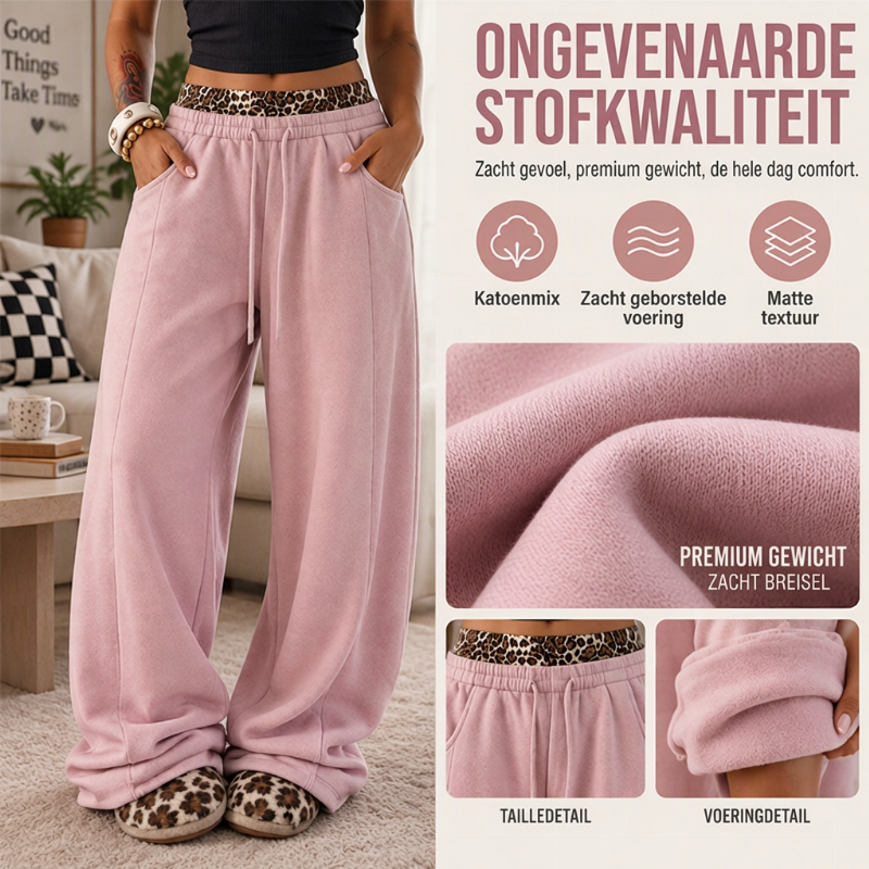 🔥Gratis verzending✈️Casuele legging voor dames met luipaardprint en patchwork