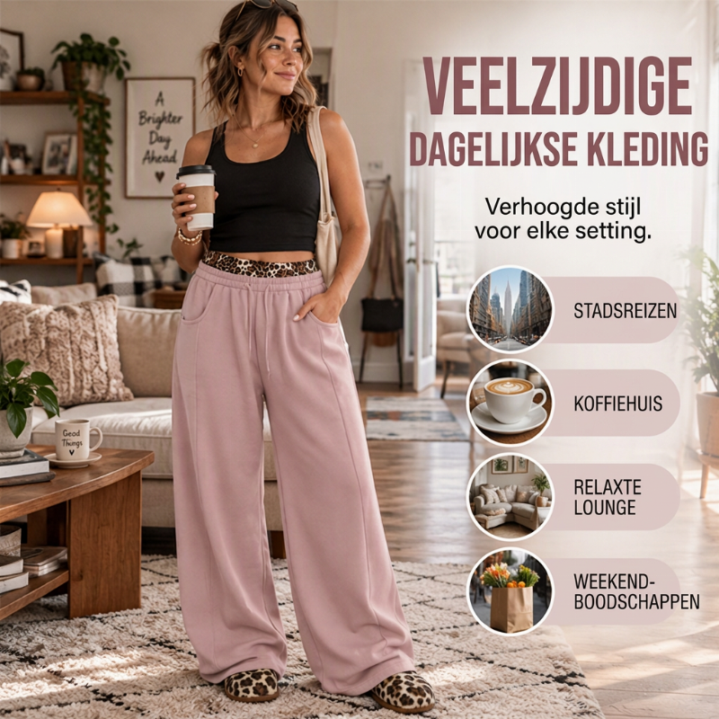 🔥Gratis verzending✈️Casuele legging voor dames met luipaardprint en patchwork