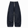 🔥Gratis verzending✈️Heren American Vintage Gebogen Pijp Wijde Pijp Jeans Gedecodeerd Raw Denim Knopen Fly Broek