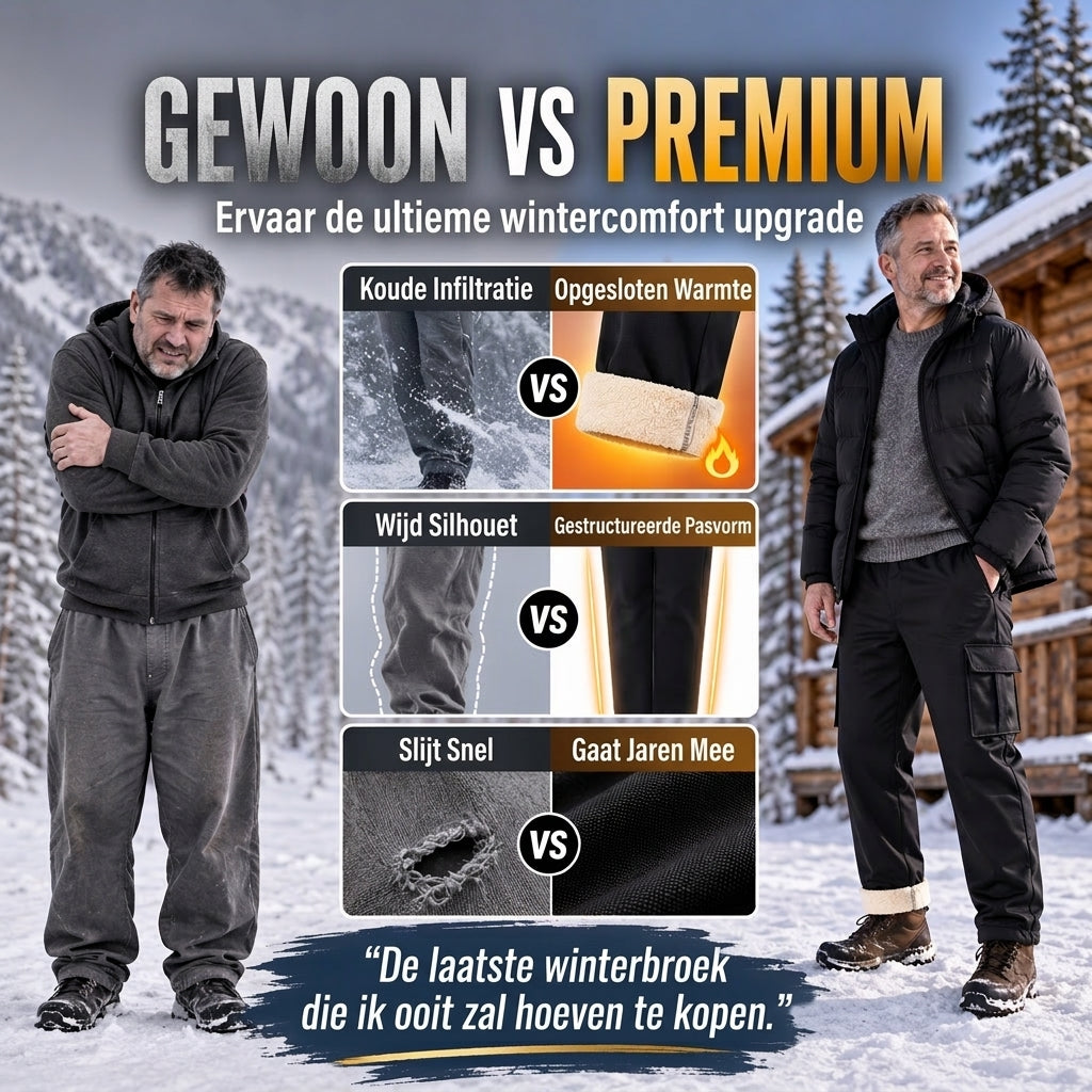 🔥Gratis verzending✈️Warme Heren Cargobroek met Fleecevoering – Comfortabel, Praktisch & Ideaal voor Koude Dagen 🔥