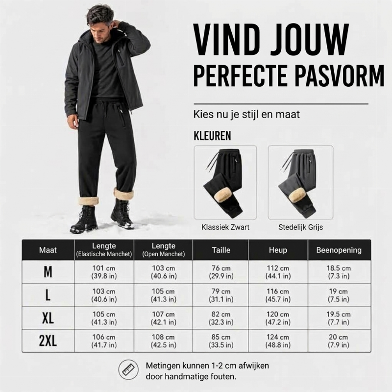 👖🔥Warme joggingbroek voor heren voor de winter