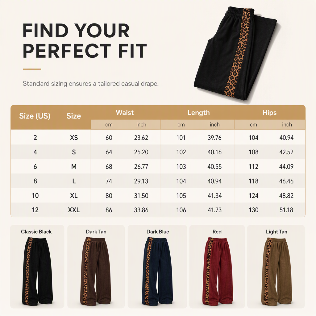 👖Casual sportbroek voor dames met wijde pijpen, elastische tailleband en contrasterende kleur