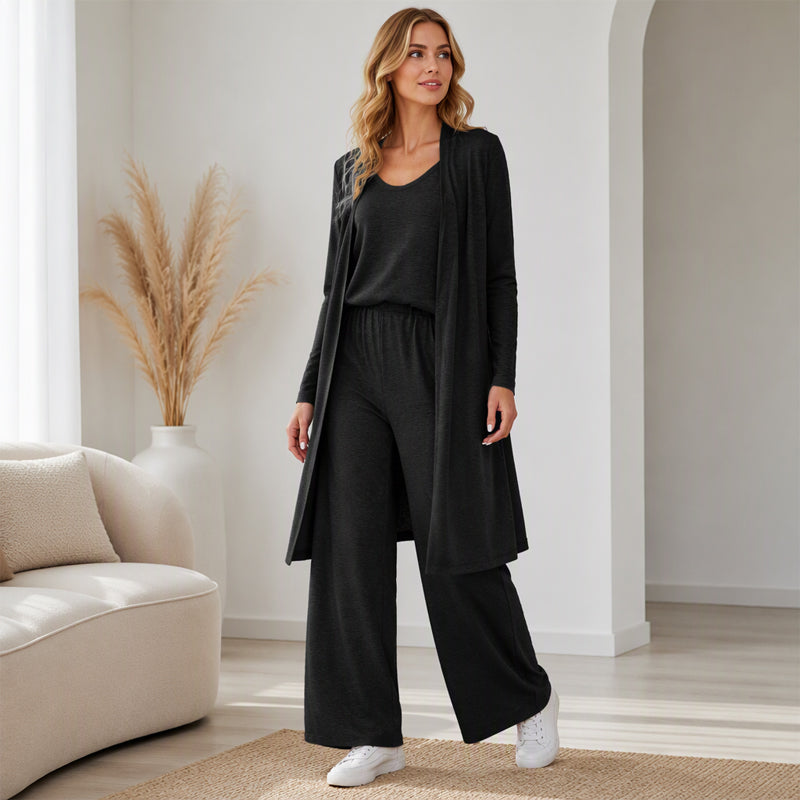 🔥Gratis verzending✈️Elegante 3-delige set voor dames met lange mouwen