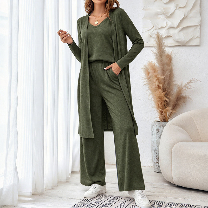 🔥Gratis verzending✈️Elegante 3-delige set voor dames met lange mouwen