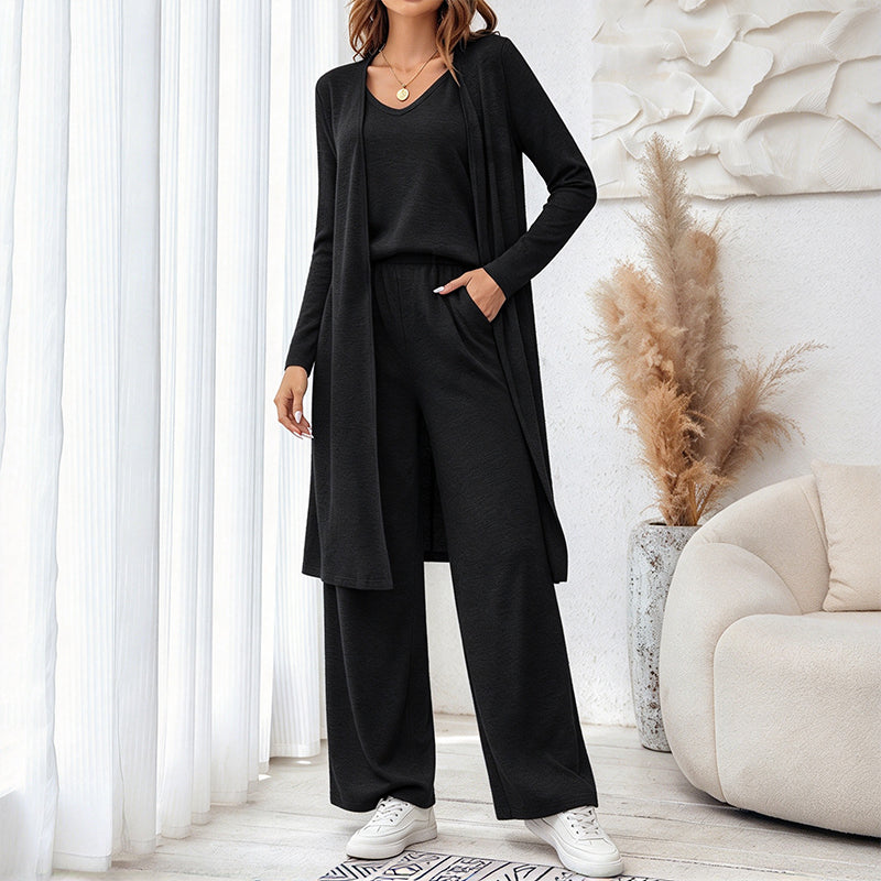 🔥Gratis verzending✈️Elegante 3-delige set voor dames met lange mouwen