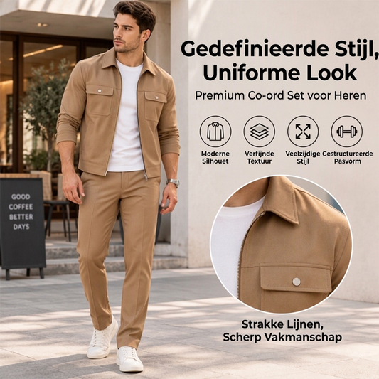 🔥Gratis verzending✈️Stijlvolle casual herenjas en broek set