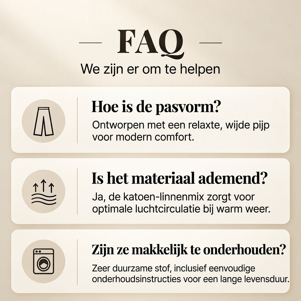 👖Heren Casual Ademende Wijde Broek