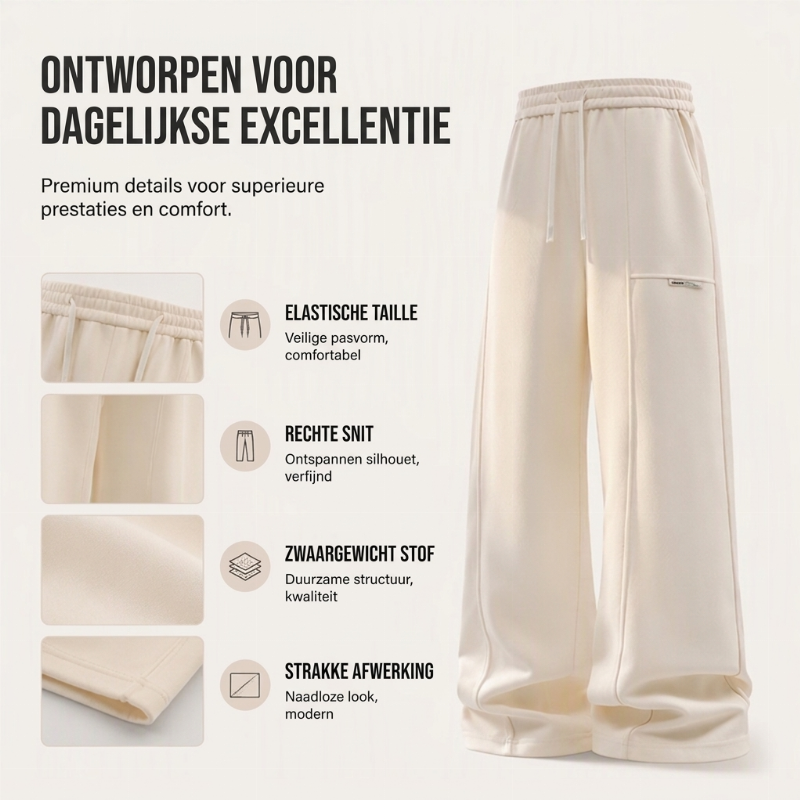 👖Casual losvallende sportbroek met wijde pijpen voor heren