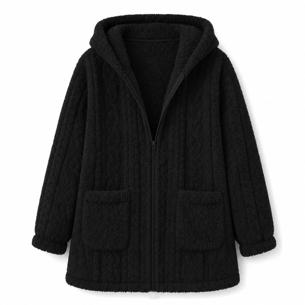 🔥Gratis verzending✈️Casual damesvest van pluche effen kleur