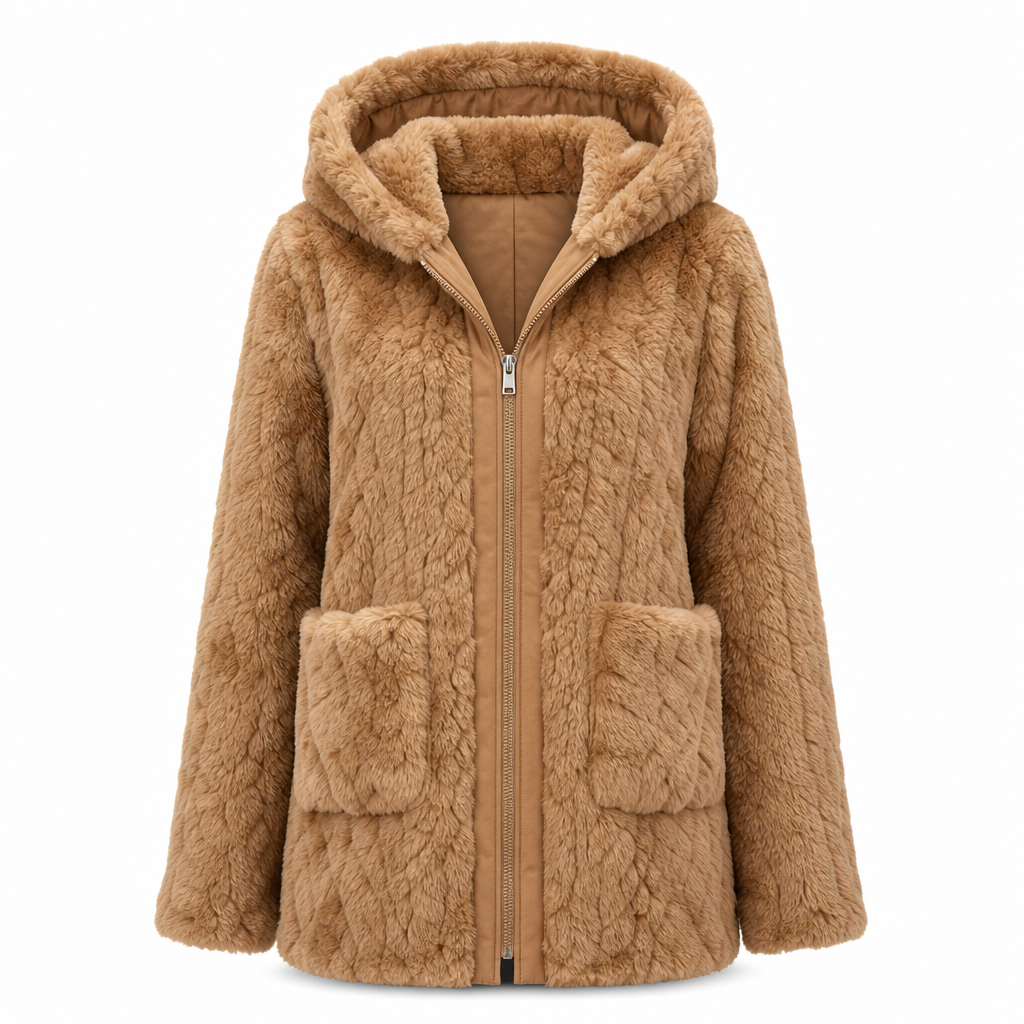 🔥Gratis verzending✈️Casual damesvest van pluche effen kleur