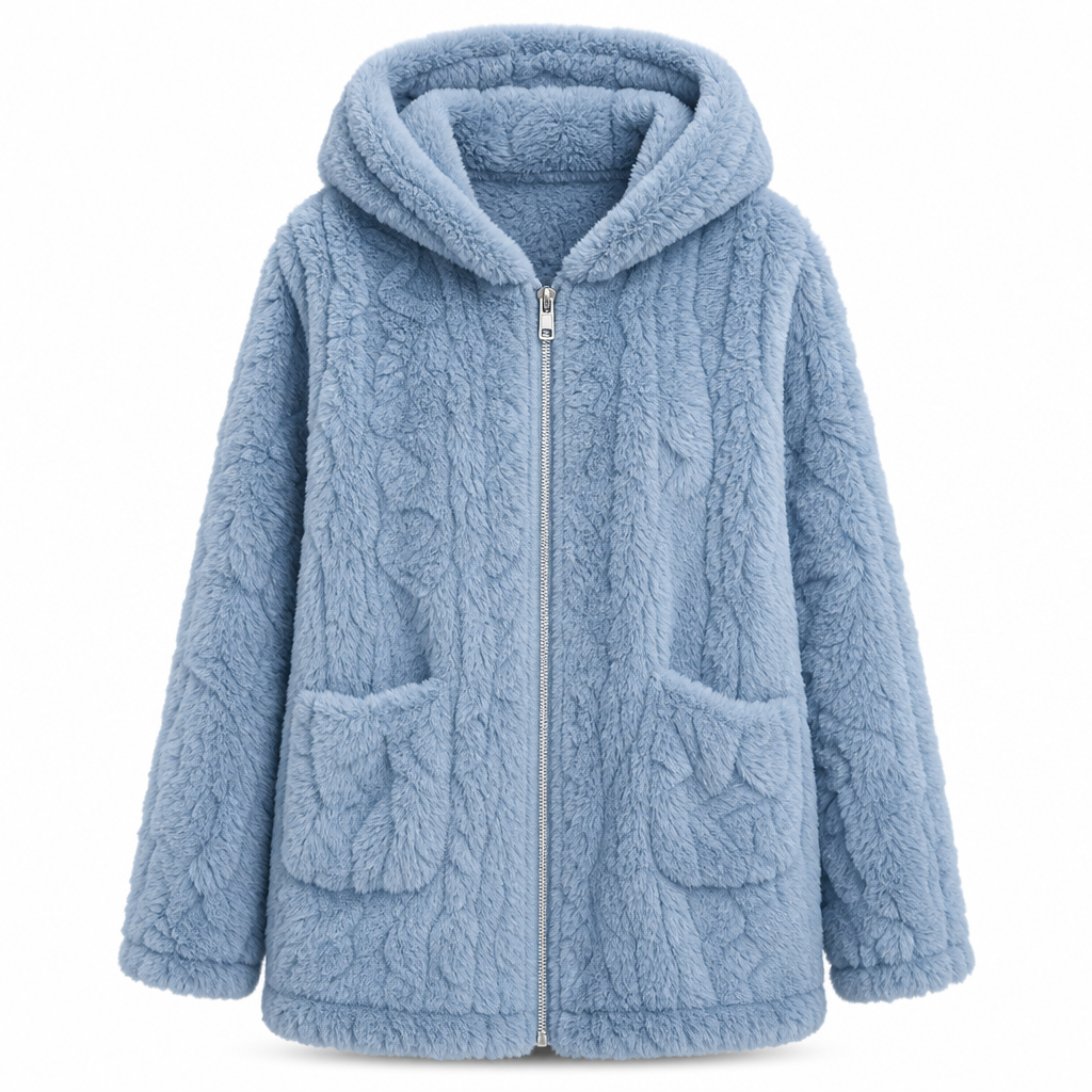 🔥Gratis verzending✈️Casual damesvest van pluche effen kleur