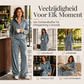 🔥Gratis verzending✈️Elegante 2-Delige Fluwelen Lounge Set met Ritssluiting en Wijde Pijpen