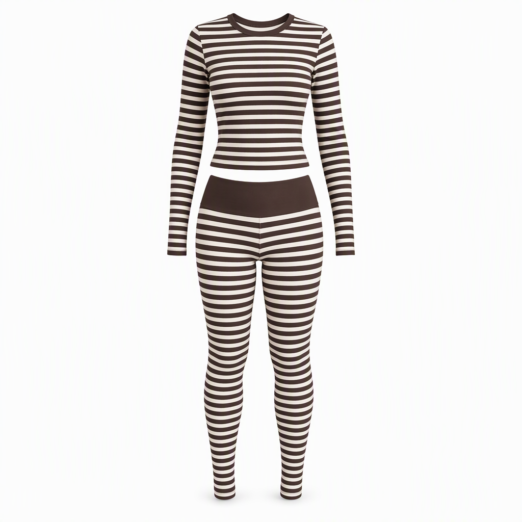 😍Set met strepen en kleurvlakken voor dames