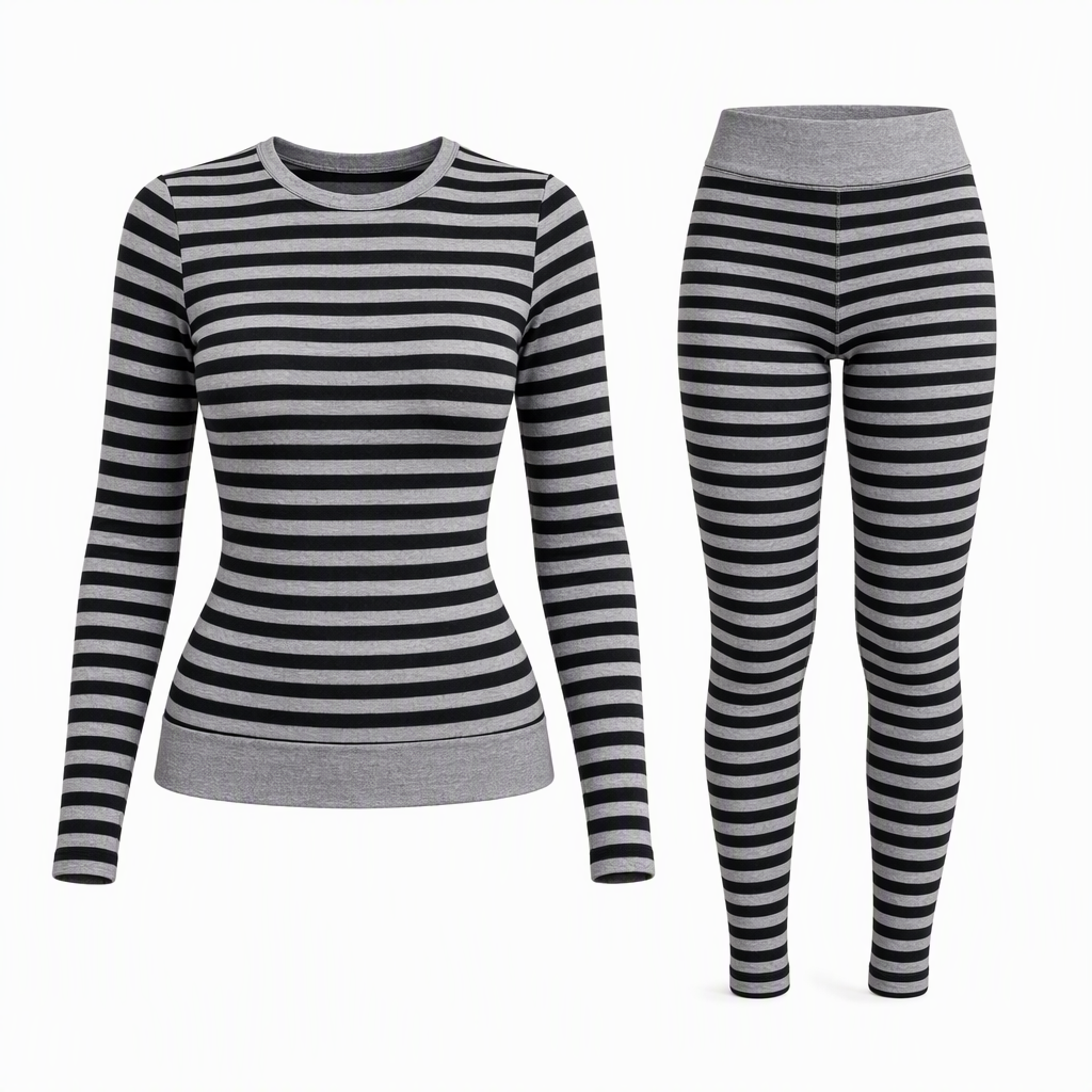 😍Set met strepen en kleurvlakken voor dames