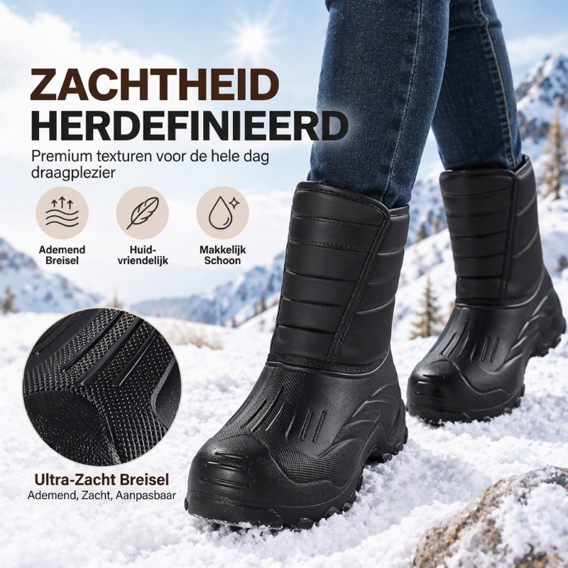 🔥Gratis verzending✈️Unisex Pluche Gevoerde Waterdichte Snowboots