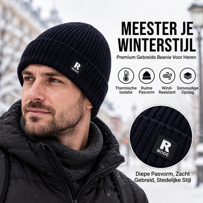 🎩Warme slouchy gebreide schedelmuts voor heren