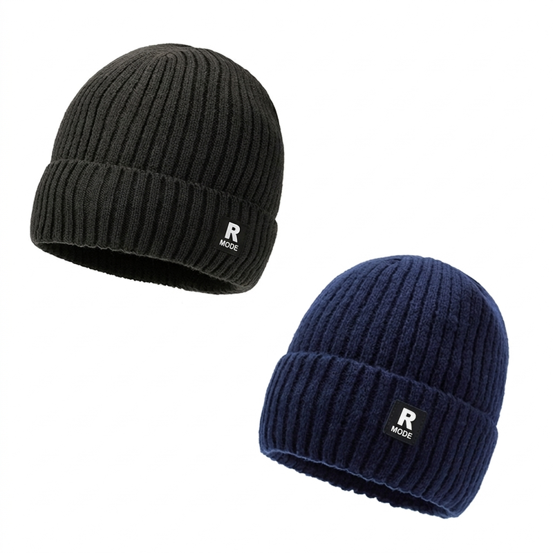🎩Warme slouchy gebreide schedelmuts voor heren