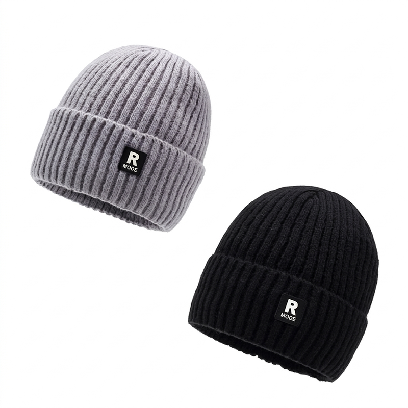🎩Warme slouchy gebreide schedelmuts voor heren