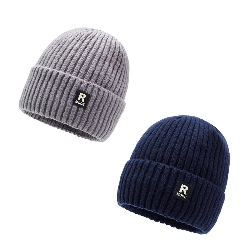 🎩Warme slouchy gebreide schedelmuts voor heren