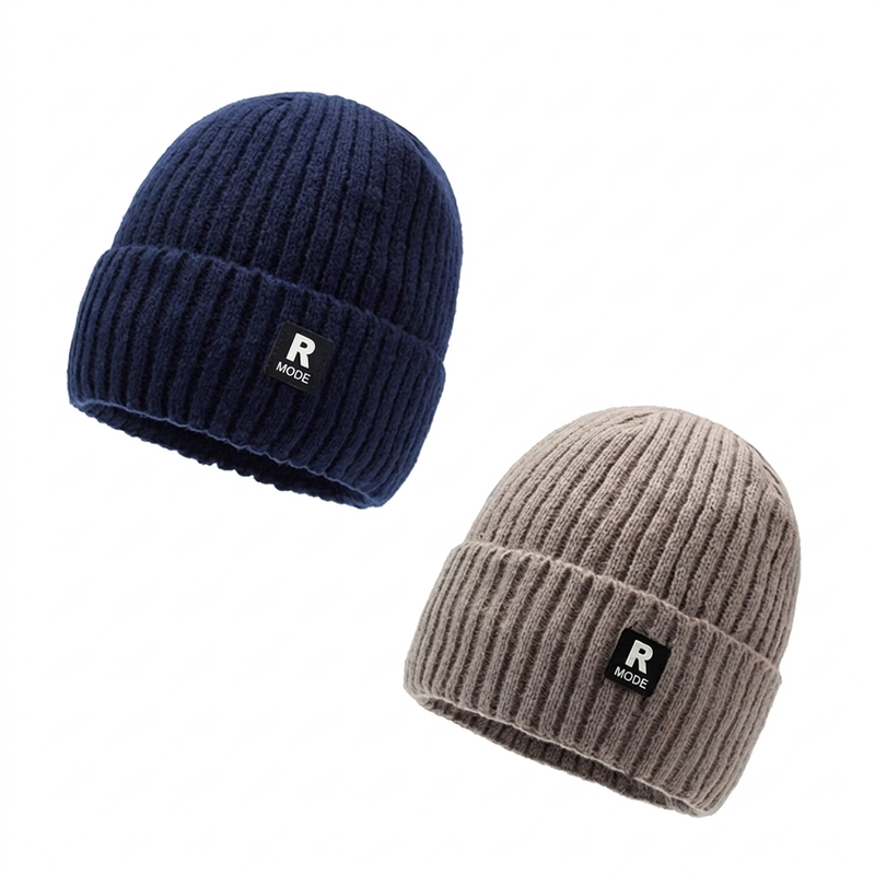 🎩Warme slouchy gebreide schedelmuts voor heren