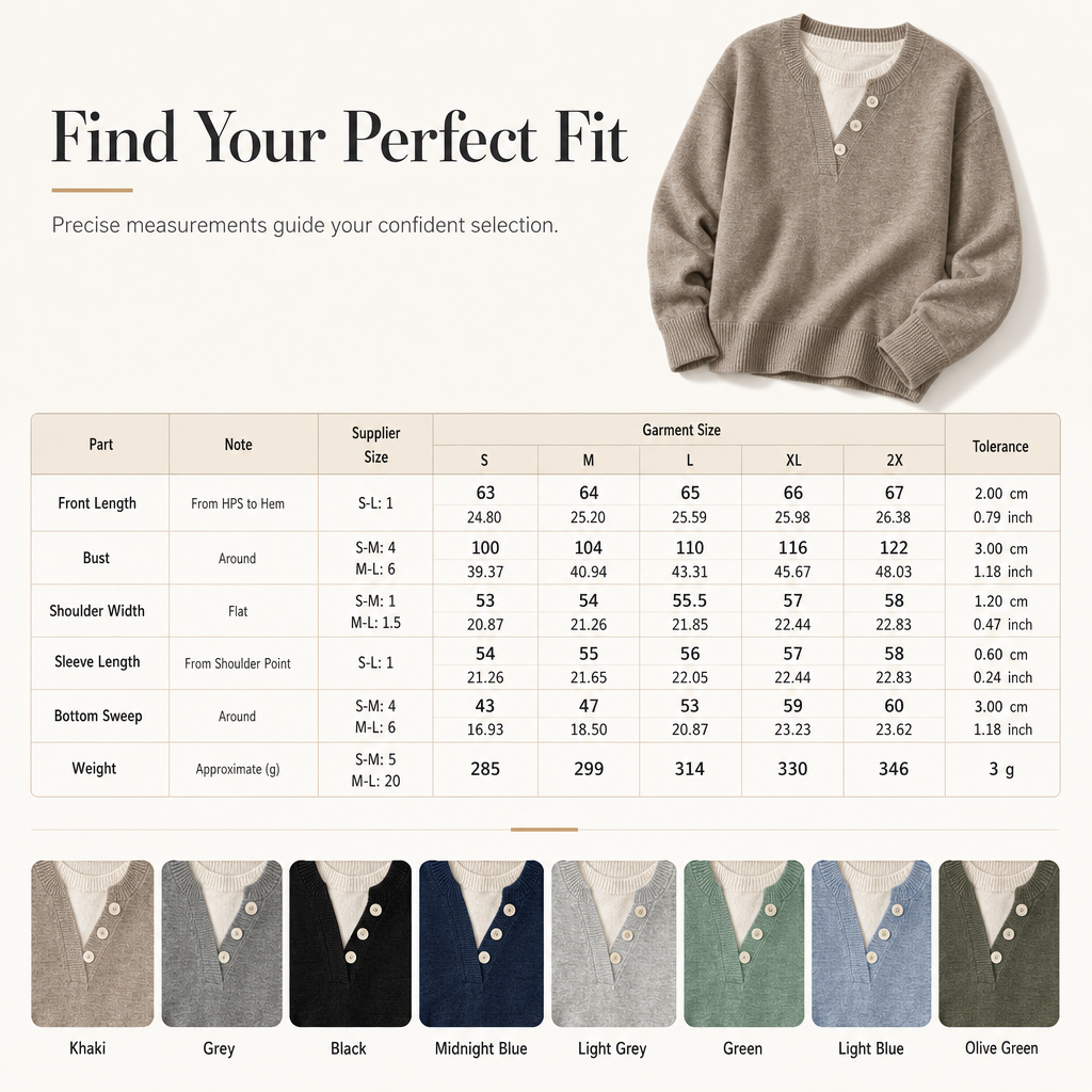 Casual Mock Two-Piece V-hals Gebreide Trui met Knopdetails