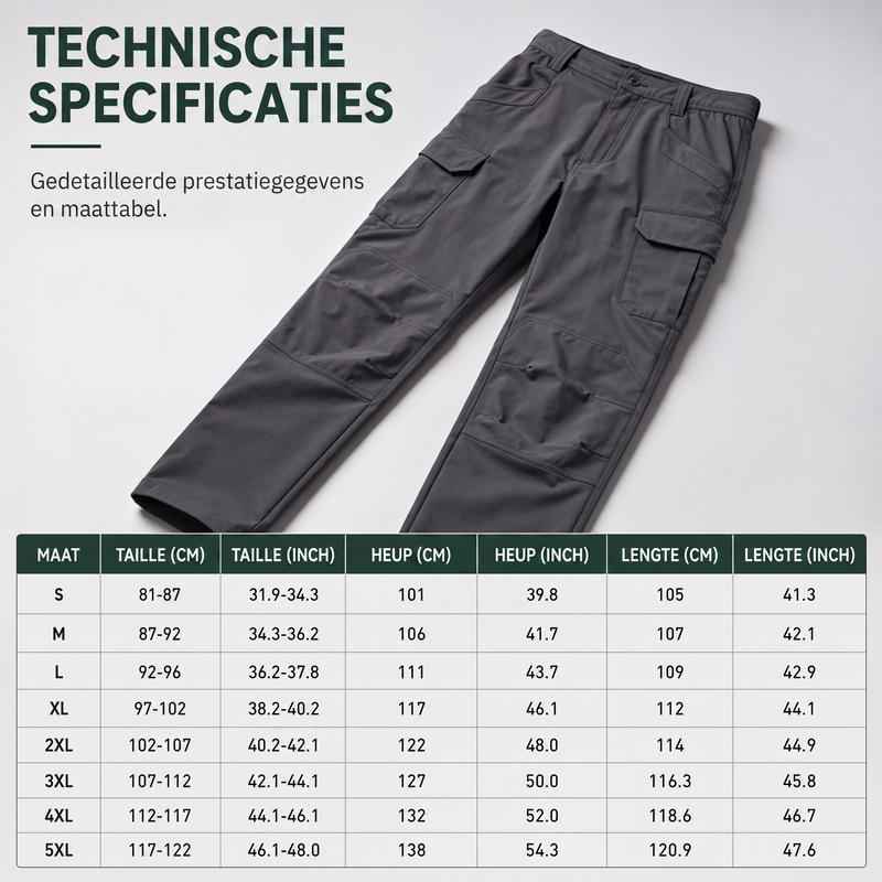 🔥Gratis verzending✈️Outdoor Stretch Cargobroek voor Heren