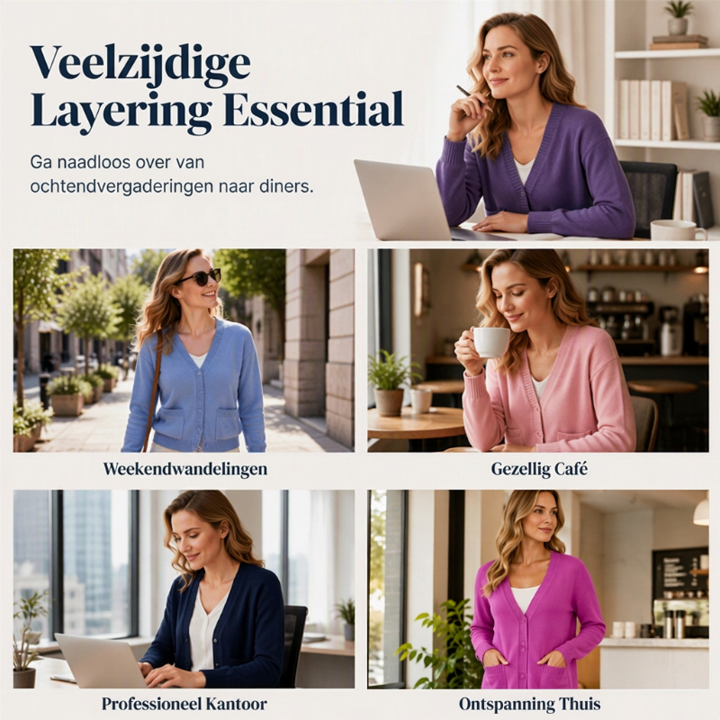 🔥Gratis verzending✈️Zacht Gebreide Dames Cardigan