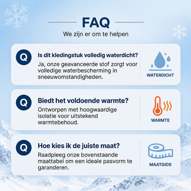 Unisex waterdichte skibroek met bretellen