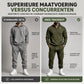 🔥Gratis verzending✈️Twee delig Herenset met sweatshirt met halve rits en cargobroek met joggingpasvorm