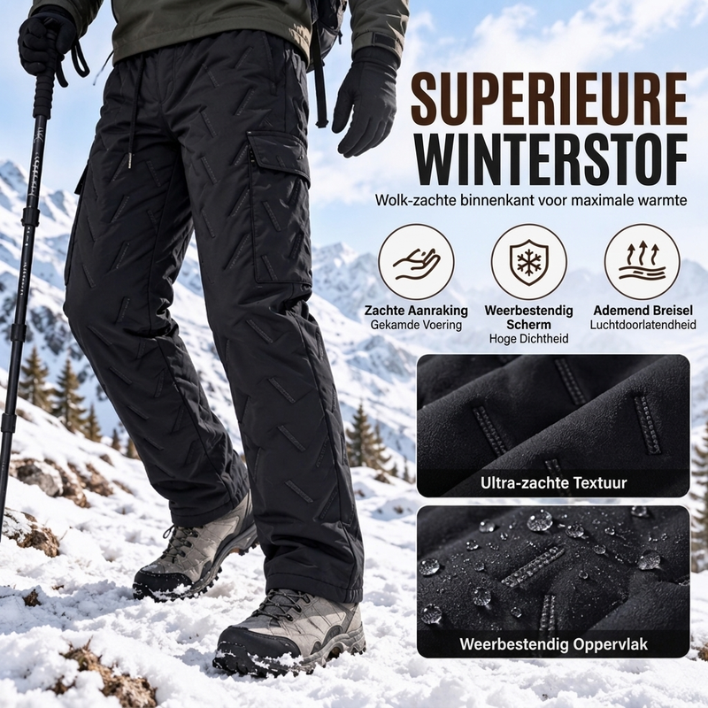 🔥Gratis verzending✈️Winterbroek voor heren met plush voering