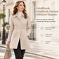🔥Gratis verzending✈️Elegante dames mid-lengte geruite trenchcoat, veelzijdig voor herfst en winter