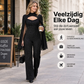 🔥Gratis verzending✈️Dames Glitterende Jumpsuit met Capemouwen