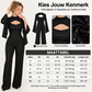 🔥Gratis verzending✈️Dames Glitterende Jumpsuit met Capemouwen