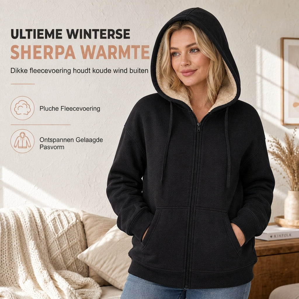 🔥Gratis verzending✈️Warme fleece hoodie voor dames voor de winter