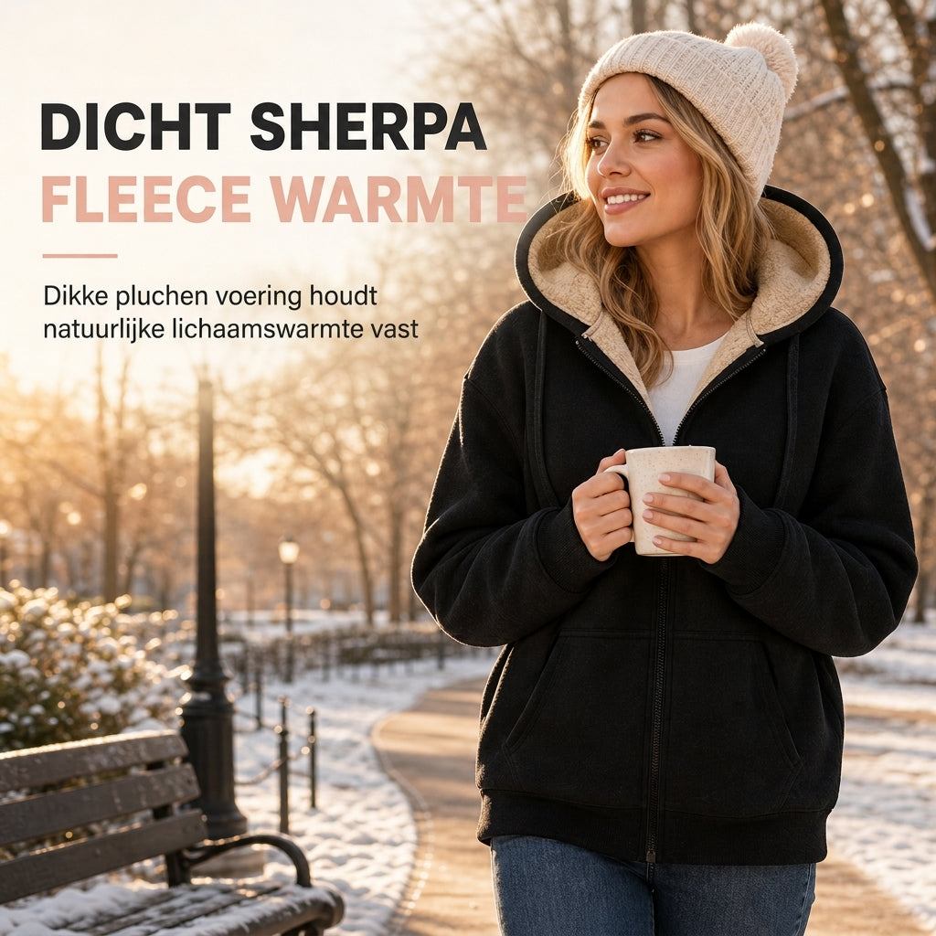 🔥Gratis verzending✈️Warme fleece hoodie voor dames voor de winter