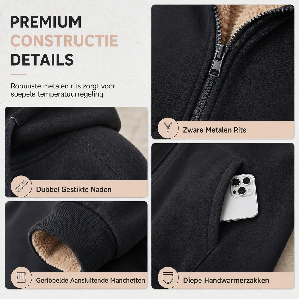 🔥Gratis verzending✈️Warme fleece hoodie voor dames voor de winter