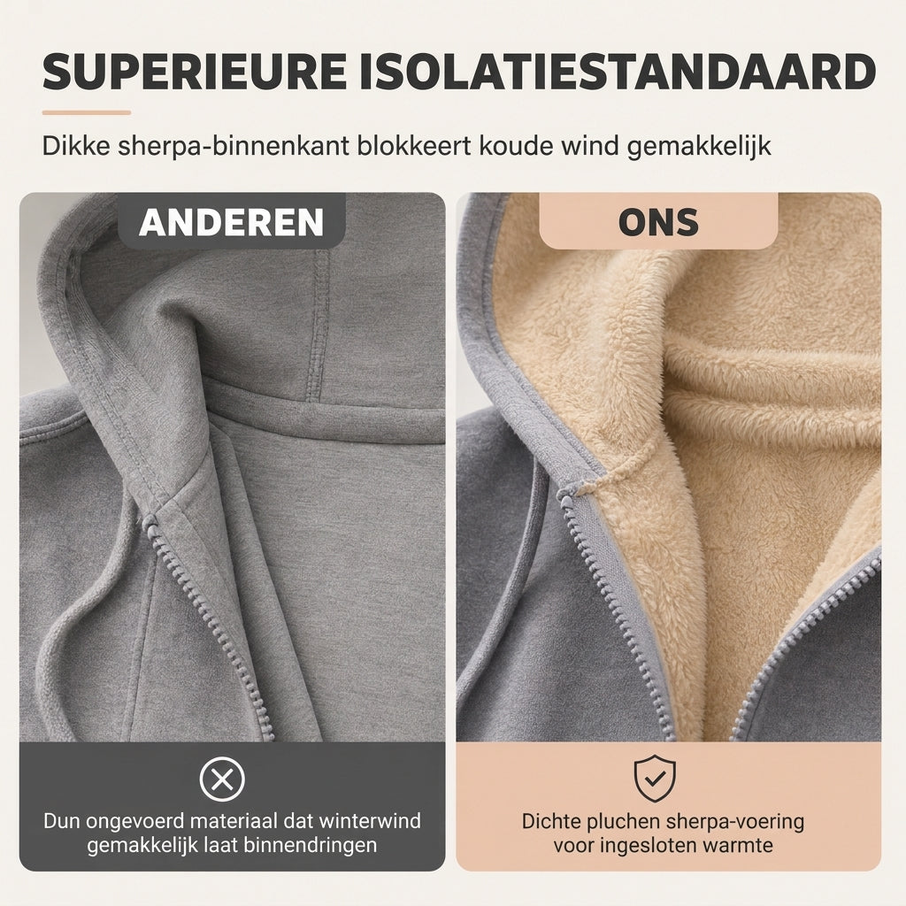 🔥Gratis verzending✈️Warme fleece hoodie voor dames voor de winter
