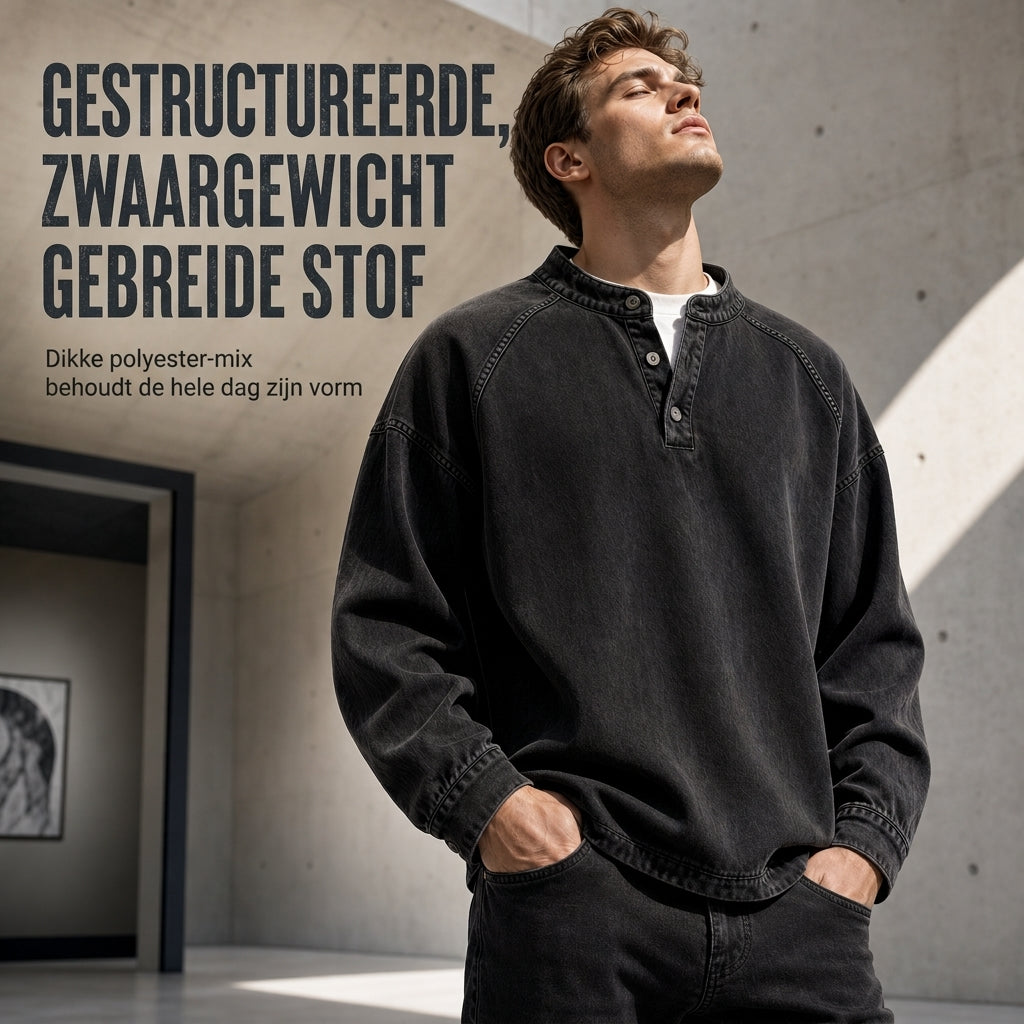 🔥Gratis verzending✈️Heren vintage casual losvallend sweatshirt