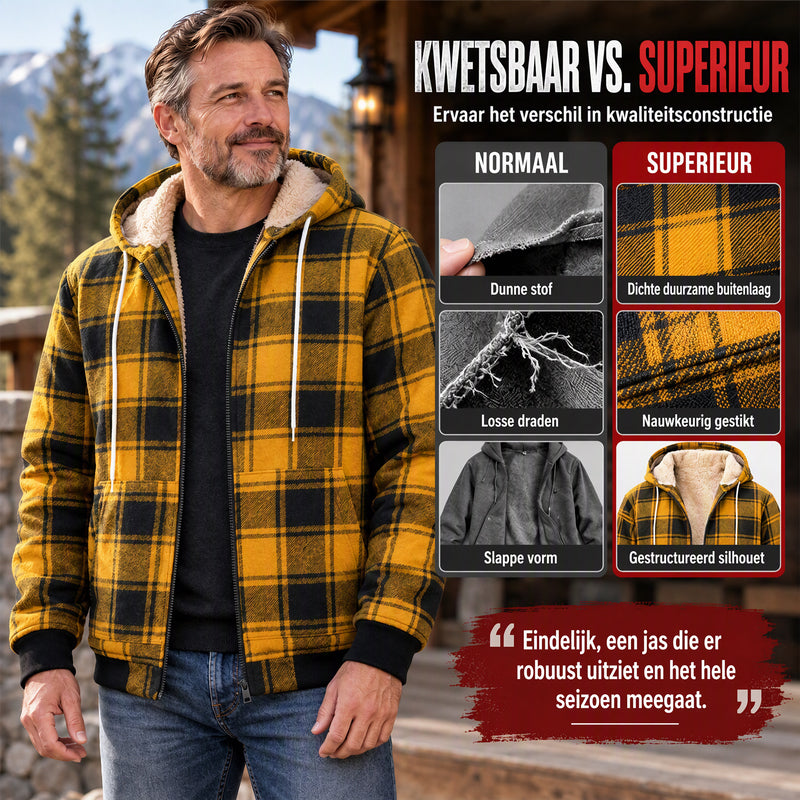 🔥Gratis verzending✈️Casual Thermische Jas Met Capuchon Voor Heren