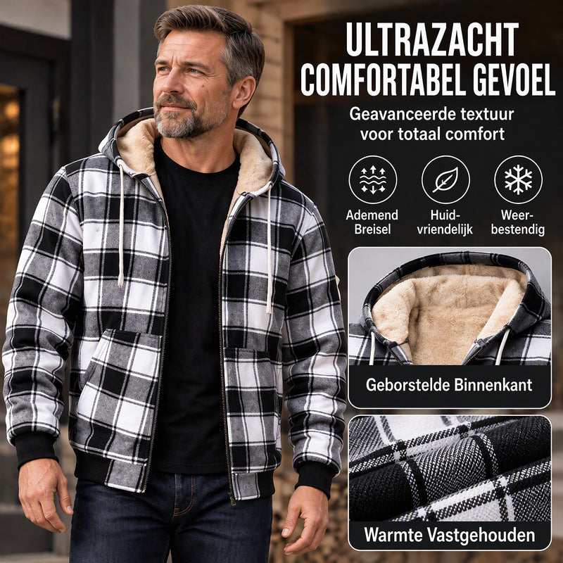 🔥Gratis verzending✈️Casual Thermische Jas Met Capuchon Voor Heren