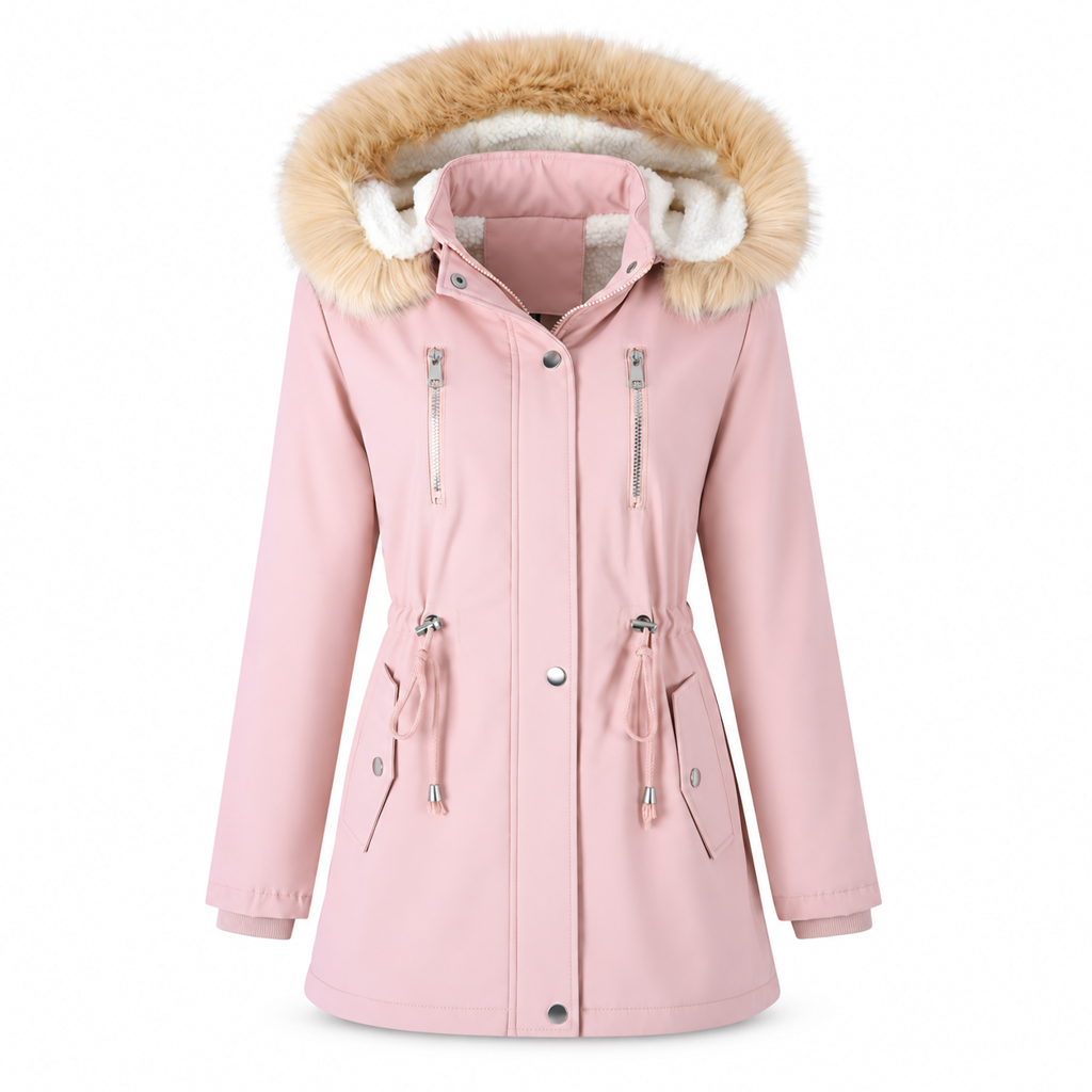 🔥Gratis verzending✈️Dames winterparka-jas met imitatiebont capuchon