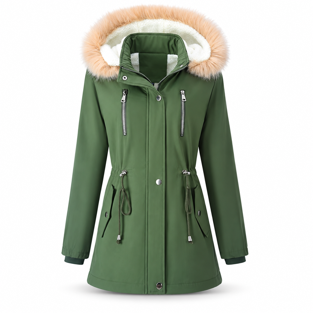 🔥Gratis verzending✈️Dames winterparka-jas met imitatiebont capuchon