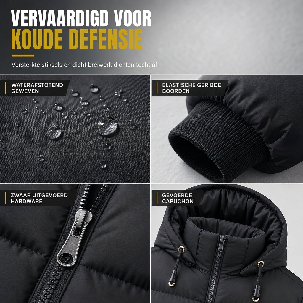 🔥Gratis verzending✈️Casual korte gewatteerde winterjas voor heren, warm en geïsoleerd