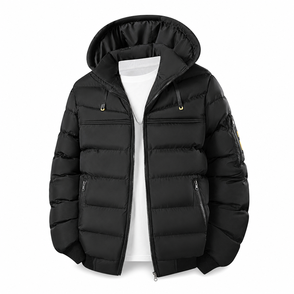 🔥Gratis verzending✈️Casual korte gewatteerde winterjas voor heren, warm en geïsoleerd