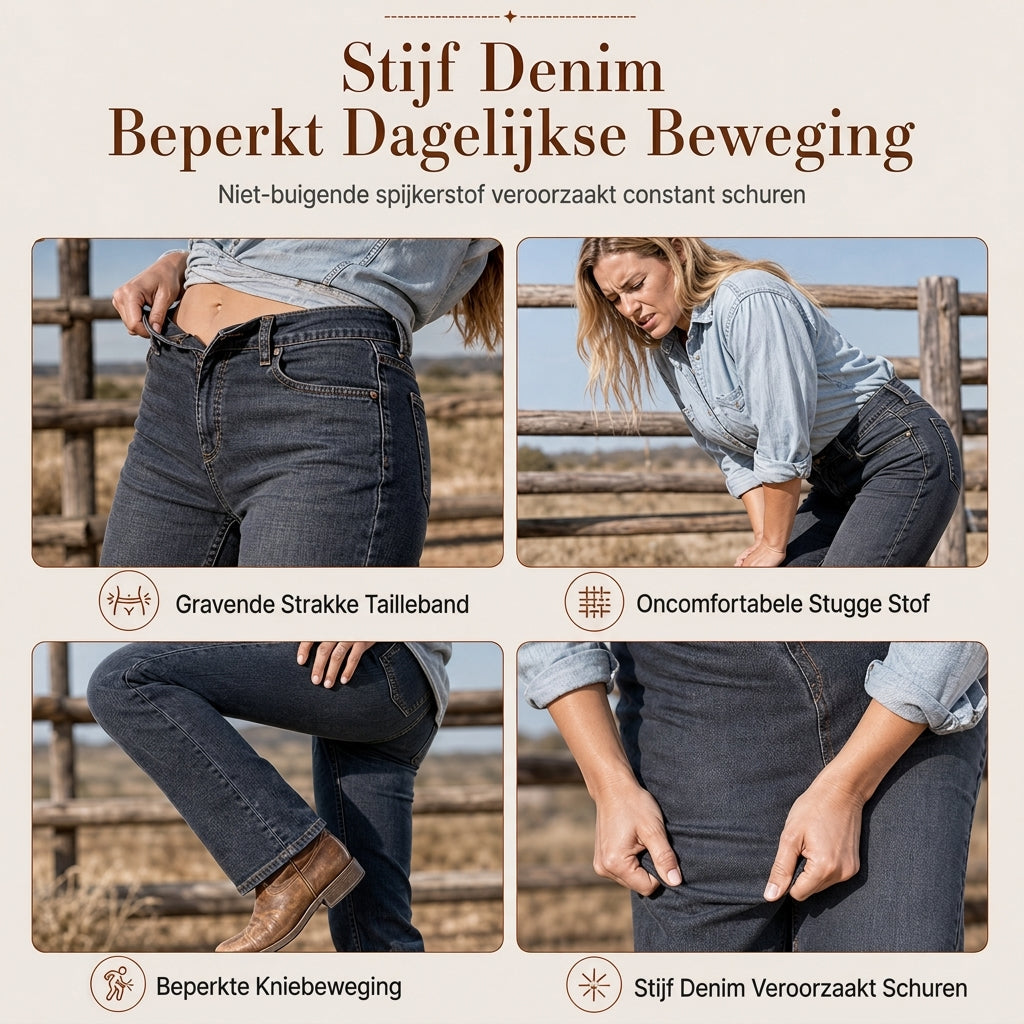 🔥Gratis verzending✈️Dames klassieke stretch jeans met rechte pijp