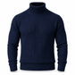 ✨ Zin in een strakke gebreide coltrui voor heren? Gestructureerde kraag en getailleerde pasvorm, makkelijk te dragen 🧶
