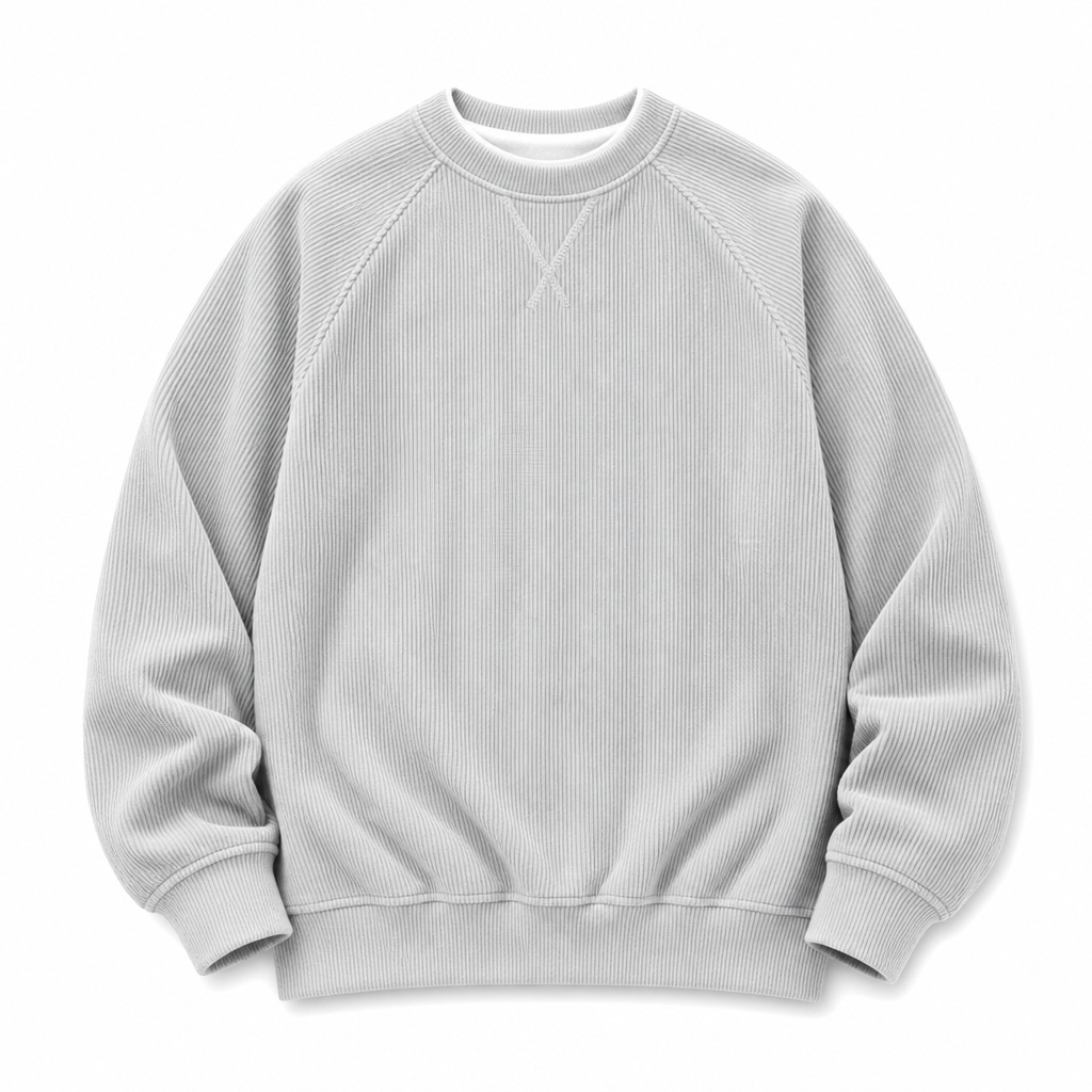🔥Gratis verzending✈️Heren corduroy ronde hals lange mouwen pullover sweatshirt