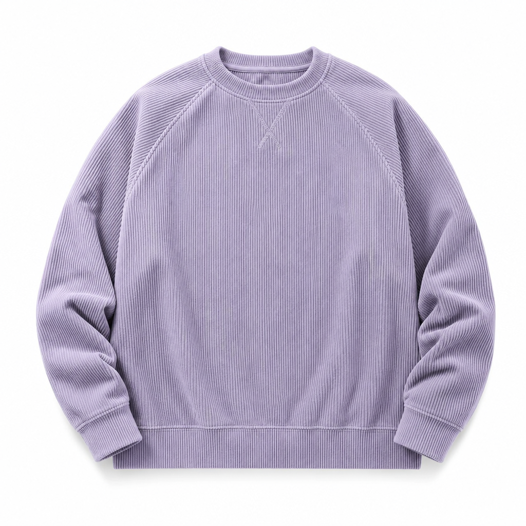 🔥Gratis verzending✈️Heren corduroy ronde hals lange mouwen pullover sweatshirt